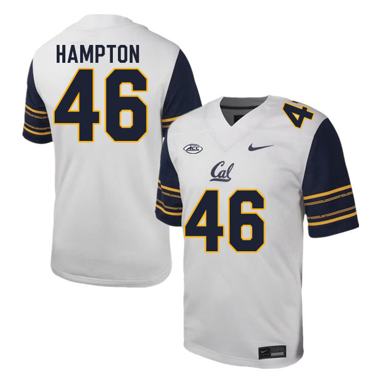 Men #46 Aaron Hampton California Golden Bears ACC Conference College Football Jerseys Stitched Sale-